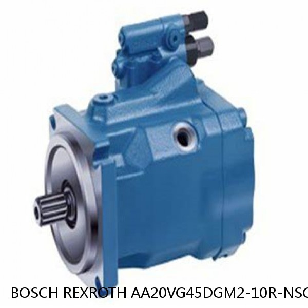 AA20VG45DGM2-10R-NSC66FXX4D-S BOSCH REXROTH A20VG Variable Pumps