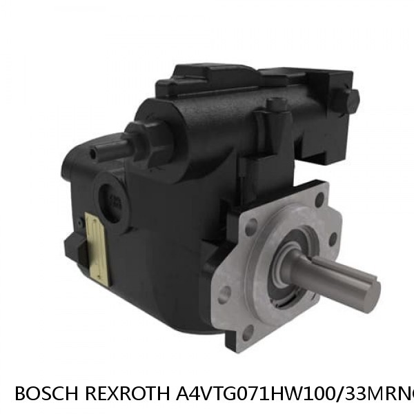 A4VTG071HW100/33MRNC4C82F0000AS- BOSCH REXROTH A4VTG AXIAL PISTON VARIABLE PUMP