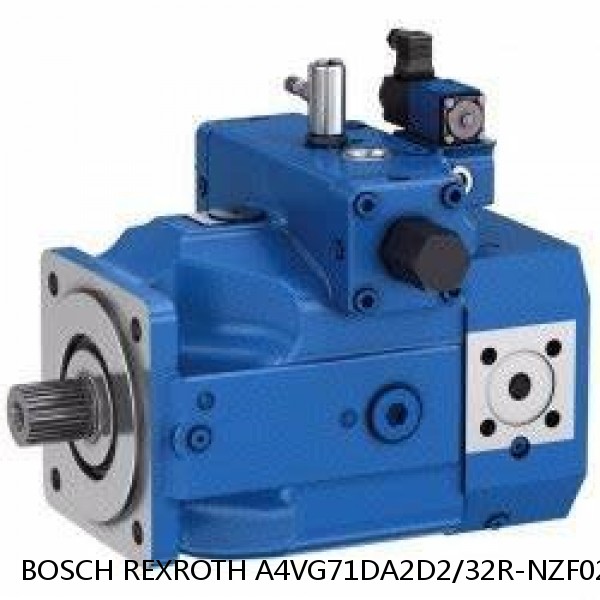 A4VG71DA2D2/32R-NZF02F001SQ-ES BOSCH REXROTH A4VG Variable Displacement Pumps