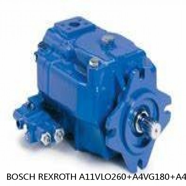 A11VLO260+A4VG180+A4VG180+A10VSO18 BOSCH REXROTH A11VLO Axial Piston Variable Pump