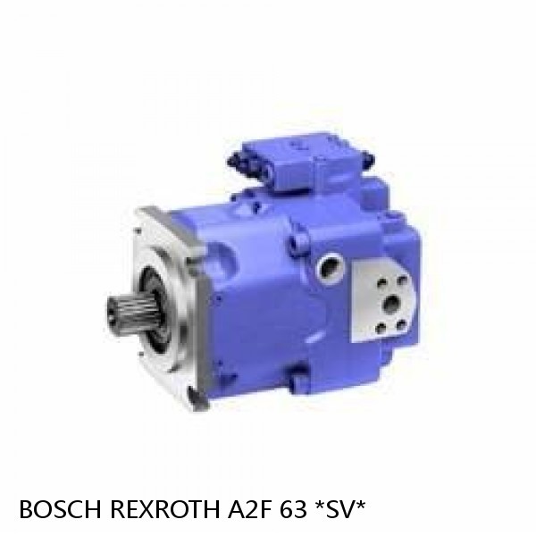 A2F 63 *SV* BOSCH REXROTH A2F Piston Pumps