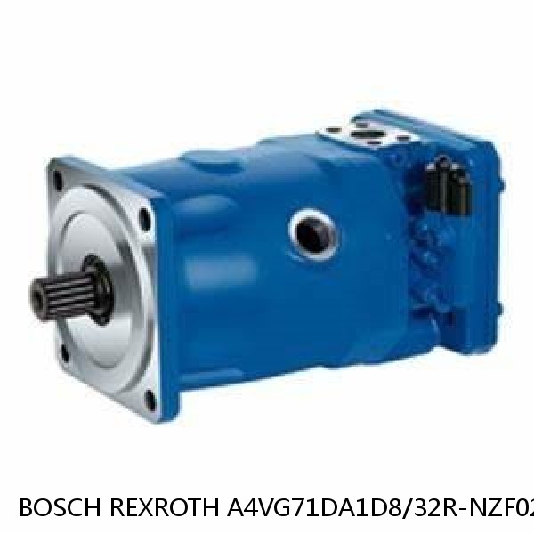 A4VG71DA1D8/32R-NZF02F021S-S BOSCH REXROTH A4VG Variable Displacement Pumps