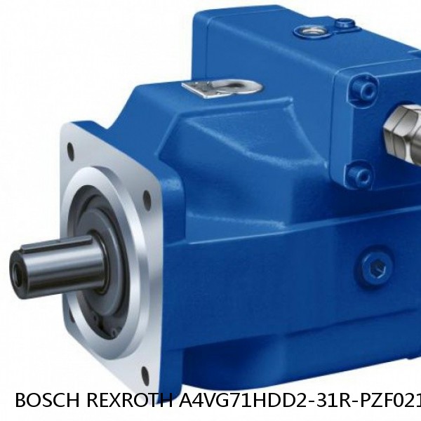 A4VG71HDD2-31R-PZF021 BOSCH REXROTH A4VG Variable Displacement Pumps
