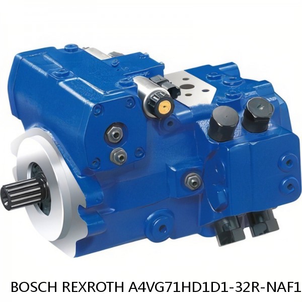 A4VG71HD1D1-32R-NAF10K041E-S BOSCH REXROTH A4VG Variable Displacement Pumps