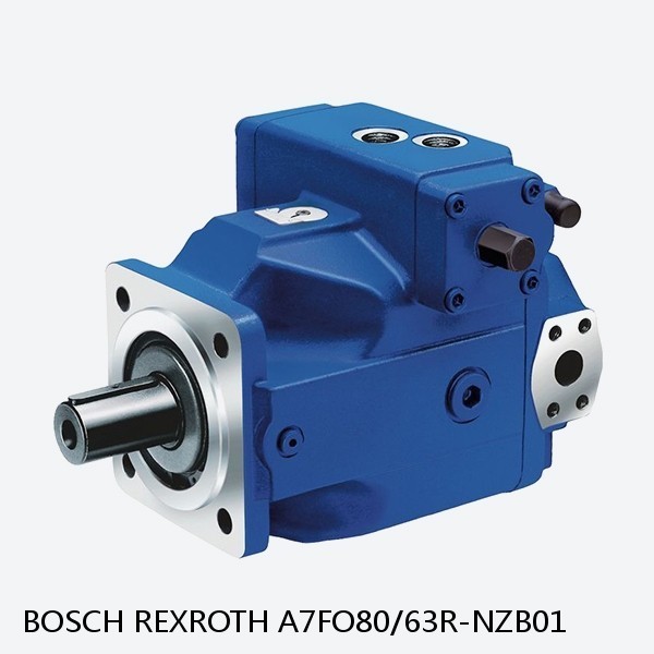 A7FO80/63R-NZB01 BOSCH REXROTH A7FO Axial Piston Motor Fixed Displacement Bent Axis Pump #1 small image