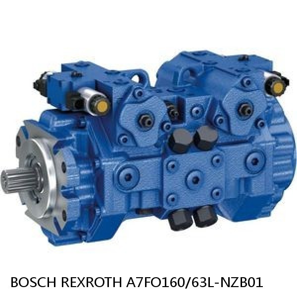A7FO160/63L-NZB01 BOSCH REXROTH A7FO Axial Piston Motor Fixed Displacement Bent Axis Pump #1 small image