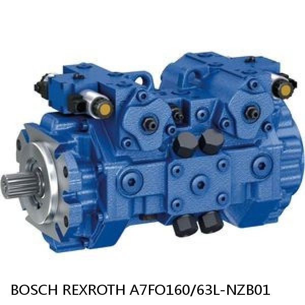 A7FO160/63L-NZB01 BOSCH REXROTH A7FO Axial Piston Motor Fixed Displacement Bent Axis Pump