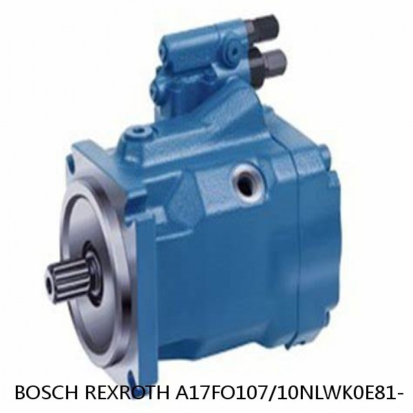 A17FO107/10NLWK0E81- BOSCH REXROTH A17FO Axial Piston Pump #1 small image