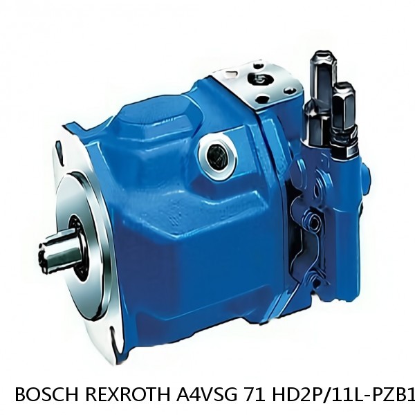 A4VSG 71 HD2P/11L-PZB10K270N BOSCH REXROTH A4VSG Axial Piston Variable Pump #1 small image
