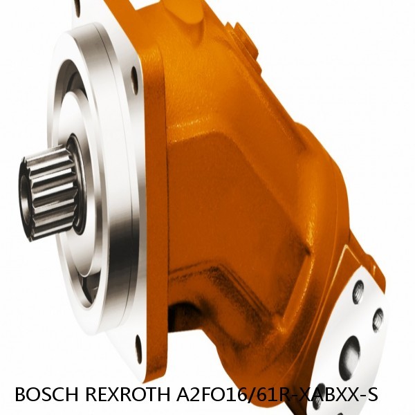 A2FO16/61R-XABXX-S BOSCH REXROTH A2FO Fixed Displacement Pumps