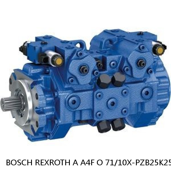 A A4F O 71/10X-PZB25K25 BOSCH REXROTH A4FO Fixed Displacement Pumps