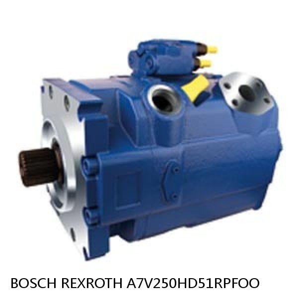 A7V250HD51RPFOO BOSCH REXROTH A7V HYDRAULIC PISTON PUMP