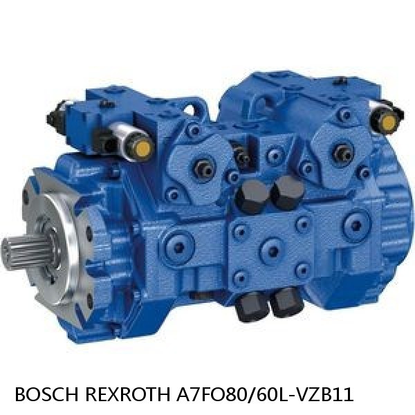 A7FO80/60L-VZB11 BOSCH REXROTH A7FO Axial Piston Motor Fixed Displacement Bent Axis Pump