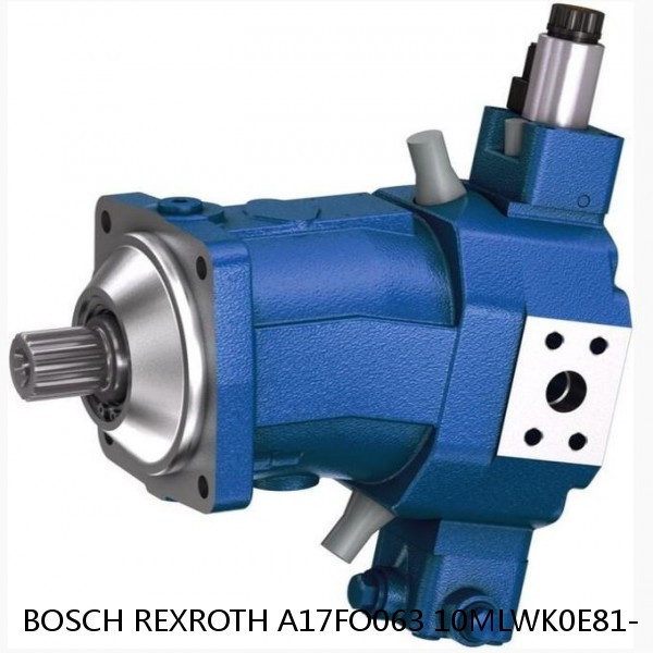 A17FO063 10MLWK0E81- BOSCH REXROTH A17FO Axial Piston Pump #1 small image