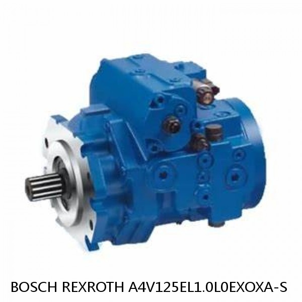 A4V125EL1.0L0EXOXA-S BOSCH REXROTH A4V Variable Pumps