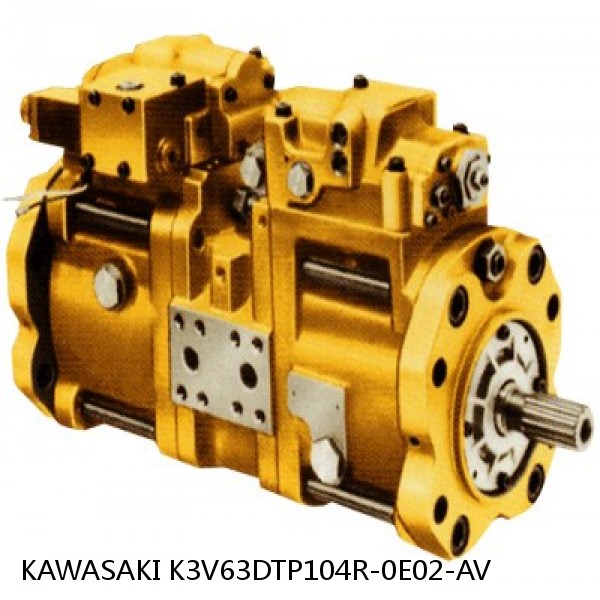 K3V63DTP104R-0E02-AV KAWASAKI K3V HYDRAULIC PUMP #1 small image