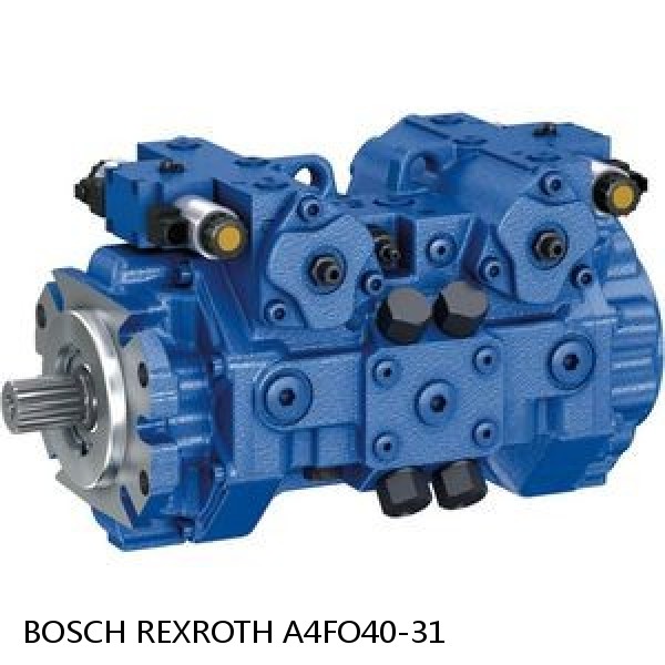 A4FO40-31 BOSCH REXROTH A4FO Fixed Displacement Pumps #1 small image