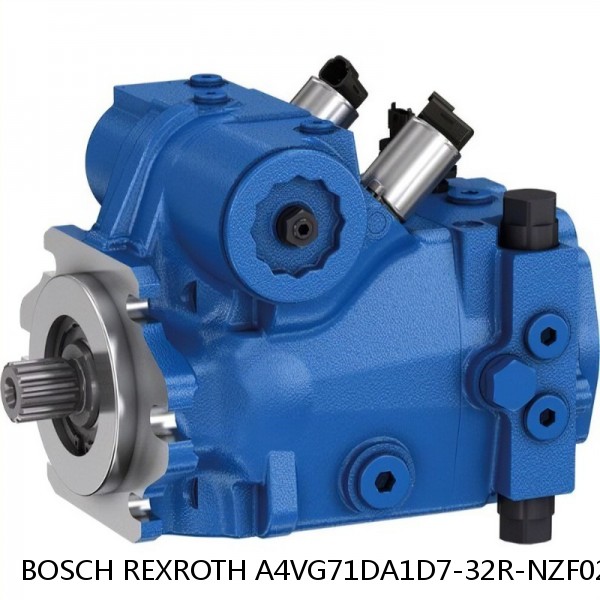 A4VG71DA1D7-32R-NZF02F021SH BOSCH REXROTH A4VG Variable Displacement Pumps