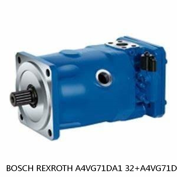 A4VG71DA1 32+A4VG71DG/32 BOSCH REXROTH A4VG Variable Displacement Pumps #1 small image