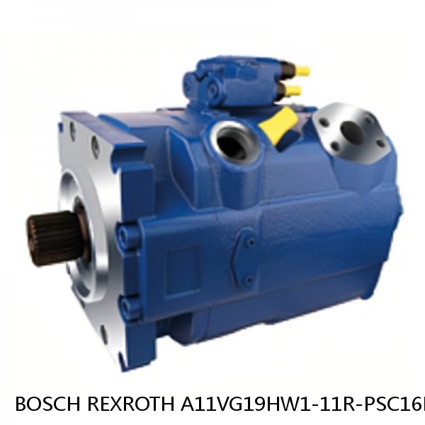 A11VG19HW1-11R-PSC16F001S BOSCH REXROTH A11VG Hydraulic Pumps