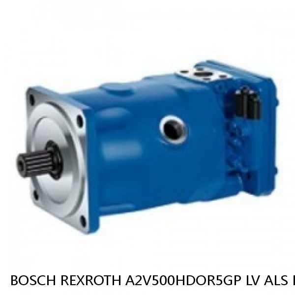 A2V500HDOR5GP LV ALS LR BOSCH REXROTH A2V Variable Displacement Pumps #1 image